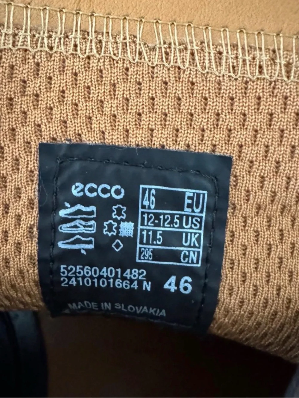 Ecco - Men's Brown Leather Derby Shoes